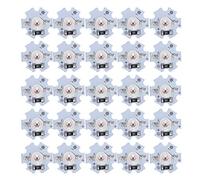 Mtlavishness 25Pcs High Power Blue LED Chips 3W 200LM 455 460NM for DIY Lighting Flashlights Headlights Spotlights Traffic Landscape Advertising Indoor Fixtures (Red Light)