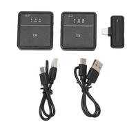 Mtlavishness 2Pcs Lavalier Microphone Microphone Omnidirectional Sound Pickup with Noise Reduction Lightweight Portable Type C Clip On Microphone for Recording Live Streaming