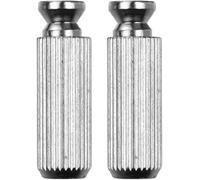 Mtlavishness 2PCS Metal Electric Guitar Tremolo Bridge Studs Anchors Screws Replacements For Electric Guitar With 8MM Casing Diameter And Three Color Options Black Silver Golden (Pack of 2)