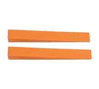 Mtlavishness 2PCS Piano Tuning Mute Rubber Wedge Sound Stopper Easy To Operate Non Slip Effect For Alto And Bass Range Orange Rubber Material