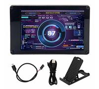 Mtlavishness 3.5in Computer Temperature Monitor With Clear IPS Screen And Multiple Functions For Monitoring Host Status In Linux And Systems With Easy Operation And Theme