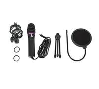 Mtlavishness 3 5mm Podcast Microphone with Cardioid Pickup Noise Reduction Tripod Stand and - Wired PC Laptop Mic for Gaming Recording Live Streaming Conferencing Zoom and