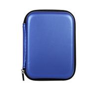 Mtlavishness 3 Colors Digital Accessories Cable Earphone Storage Organizer USB Flash Drive Case Bag Hot (Blue)