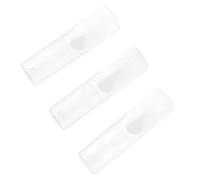 Mtlavishness 3 Pcs Resin Alto Saxophone s Durable Advanced Craft Sax Set 2 Strength Wear Design Portable For Professional Performance (Transparent)