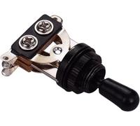 Mtlavishness 3 Way Electric Guitar Switch Toggle Premium Quality 3 Position Pick Up Selector Suitable For LP SG Series Electric Guitar Including Asian Made Guitar With Two Top (Silver Top)