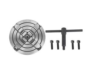 Mtlavishness 4 Jaw Independent Lathe Chuck, Heavy Duty Metal Lathe Fixture with Strong Clamping Force, 125mm Workholding Tool for CNC Drilling and Milling Machines, 3000r/min