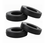 Mtlavishness 4 PCS RC Accessories Rubber Car Tire Fit for 1/14 RC Tractor Truck Black High Quality Durable Non Slip Realistic Design for Enhanced Driving Experience on Various