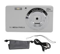 Mtlavishness 4K 56MP Digital Camera High Performance Image Sensor 20X Digital Zoom And Auto Focus 2.7in LCD Color Screen Suitable For Travel Photography And Portable Compact Point (32G)