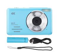 Mtlavishness 4K Digital Camera Compact And Portable For Capturing Precious Memories In Daily Life With 64MP Image Resolution 18X Digital Zoom And 2 88 Inch Screen 800mAh Battery (Blue)