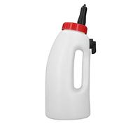 Mtlavishness 4L Calf Milk Bottle New Born Calf Milk Feeder with Food Grade Natural Rubber Nipple Handle Regulating Valve for Precise Milk Control Ideal for Calves Lambs Livestock