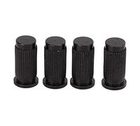 Mtlavishness 4Pcs Guitar Bridge Anchors Metal Adjustable Tailpiece Mounting Anchors With Accuracy Design Durable And For Electric Guitars Maintaining Tuning Stability And (Black)