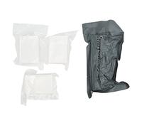 Mtlavishness 4PCS/Set Israeli Bandage Compression Curve Gauze Piece High Elasticity Emergency Bandage Kit L 2.1M Natural Length Extendable to 4M One Hand Operated Buckle Vacuum (L)