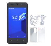 Mtlavishness 5.0 In Face Unlocked Mobile Phone 8MP 8MP 1440x3040 6800mAh 4GB RAM 32GB ROM Dual Card Dual Standby Ultra Thin Smartphone for Android 12 (Black)