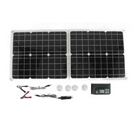 Mtlavishness 50 Panels Polysilicon 100A Controller Current W Solar Panels | Folding Solar Panels50,Monocrystalline Silicon,High Conversion Efficiency,Outdoor Use