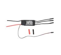 Mtlavishness 50A RC Brushless ESC with 4.0mm Banana Female Plug High Efficiency Brushless Motor Electric Speed Controller for RC Airplanes and Helicopters 3 6S Lipo Battery