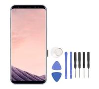Mtlavishness 6.2in Phone Screen Replacement for Galaxy S8 Plus G955U G955F G955A Phone Touch Display Digitizer Repair Parts with Frame Tools (Gold)