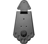 Mtlavishness 6 String Guitar Metal Tailpiece Bridge With Screws Sturdy Durable Exquisite Workmanship Simple Unique Design Fit For Jazz Electric Guitars Available In Black Gold (Black)