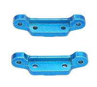 Mtlavishness 6038 RC Car Front And Rear Arm Mount Metal Fore And Aft Arm Code For 16101 16102 16103 16201 Blue Heavy Duty Aluminum Alloy Construction Enhanced Suspension Stability (Blue)