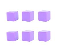 Mtlavishness 6Pcs Right-Angle Large Six-Sided Dice for DIY Writing (Orange -)