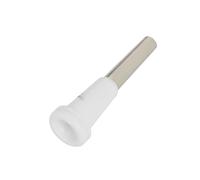 Mtlavishness 7C Trumpet Mouthpiece Metal And ABS Durable Design For Bb Trumpet Suitable For Beginning And Intermediate Players White Red Beige Black Color Options (White)