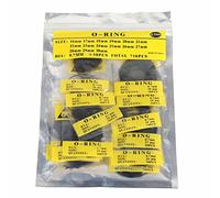 Mtlavishness 950Pcs Universal Rubber O Ring Watch Back Cover Seal Gaskets Set 12mm-30mm Diameter 0.6mm Thickness For Watch Battery Replacement And Water Repair (0.7mm)