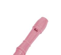 Mtlavishness ABS Soprano Descant Recorder Ideal for Kids Beginners ABS Material Easy To Play With Fingering Chart And Cleaning Stick German Style G Key 8 Holes Multiple Color (Pink)
