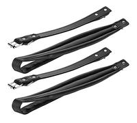 Mtlavishness Accordion Strap Shoulder Set Kit Adjustable PU Leather Accessory for 16 120 Bass Black