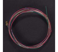 Mtlavishness Acoustic Folk Guitar Strings Set Deliver Clear Bright Sound For Acoustic Folk Guitars With Six Pieces Per Set Steel Core Copper Alloy Winding And Optional Gold Red (Multicolor)