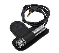 Mtlavishness Acoustic Guitar Pickup Transducer Premium Metal Design Ensures Excellent Sound Quality and Durability For String Instruments Silver (Silver)