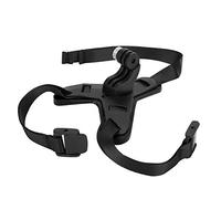 Mtlavishness Action Camera Helmet Bracket Chin Stand Accessory Ideal for Motorcycle Riding First Perspective This Polyester Belt And Steel Plug Made Bracket Is 100 Comes In Blue (Black)