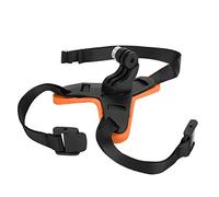 Mtlavishness Action Camera Helmet Bracket Chin Stand Accessory Ideal for Motorcycle Riding First Perspective This Polyester Belt And Steel Plug Made Bracket Is 100 Comes In Blue (Orange)