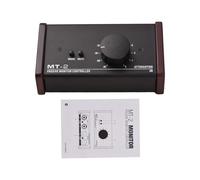 Mtlavishness Active Passive Monitor Controller With Precise Attenuation Adjustment And One Key Mute Function For Studio Monitoring And DJ Setup Comes With 2 XLR Combo Inputs 3