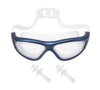 Mtlavishness Adults No Electroplating Swimming Goggles Red Free Size Easy To Pull Buckle With 3D Rotation Adjustment Shaft Super Wide Soft Band High Quality Sturdy Material For (One Size)