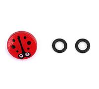 Mtlavishness All Copper Camera Shutter Release Bringing Comfortable Experience Making Camera Fashionable And Elegant Suitable For Various Camera Brands With Threaded Holes (Ladybug)