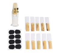 Mtlavishness Alto Saxophone Mouthpiece Kit Full Set With Clear Sound And Reliable Material For Various Performance Genres Suitable For Beginners And Intermediate Players