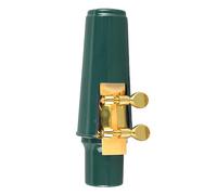 Mtlavishness Alto Saxophone Mouthpiece Kit Premium Replacement Kit for Daily Use on Alto Saxophones Made of Metal Plastic and Cork Ideal for Music Lovers and Gift Giving (Green)