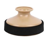 Mtlavishness Alto Saxophone Mute Circular Silencer ABS Plastic Sax Sound Dampener Quiet Practice Without Disturbing Others Ideal for Beginners Travel and Practice Made of (Wood Color)