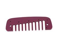 Mtlavishness Aluminum Alloy Blues Comb Harmonica Part For Golden Melody Gold Qualified Aluminum Alloy Material Wear Non Deformation Small Size Easy To Carry And Store Flat (Red)