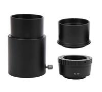 Mtlavishness Astronomical Telescope 2 Inch Eyepiece Extension Tube And T2 NX Adapter Ring Set Convert Telescope To NX Mount Camera Lens For Photographing Stars And Nebulae High