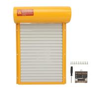 Mtlavishness Automatic Chicken Coop Door Opener With Timer And LED Display Battery Powered Lightweight Durable Design For Farm Use White (Yellow)