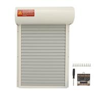 Mtlavishness Automatic Chicken Coop Door Opener With Timer And LED Display Battery Powered Lightweight Durable Design For Farm Use White (White)