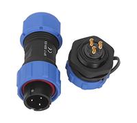 Mtlavishness Aviation Plug Socket IP68 Connector 3 Pin 3 Hole Electrical Power Adapter SP17, Long Service Life for Communication Equipm