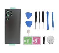 Mtlavishness Back Glass Cover Replacement Battery Door Housing Rear Panel for S22 Ultra 5G Ideal Fitment Exquisite Workmanship Premium Glass Material Long Service Time Easy (Silver Grey)