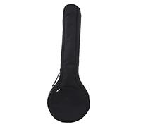 Mtlavishness Banjo Bag Protective Oxford Cloth Gig Bag With Front Pocket For 5 String Banjos Musical Instrument Storage Case Black Durable Lightweight Design