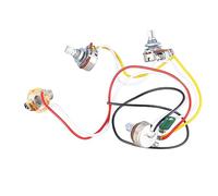 Mtlavishness Bass Potentiometer Wiring Harness 500K Tone Volume Controller Instrument Accessory Simple Structure Easy To Use And Control Compatible With Various Bass And