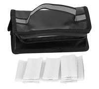 Mtlavishness Battery Safe Bag Li-Po Safe Bag Explosion-Proof Fireproof Lipo Battery Protective Bag for RC Model Drones with Customizable Internal Space Zipper Sealing Design and