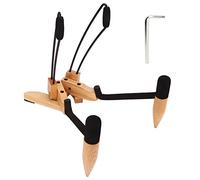 Mtlavishness Beautiful Texture Portable Folding Wooden Guitar Stand for Electric Guitars Basses and Cellos Ideal for Guitarists on Mother's Day Father's Day Christmas