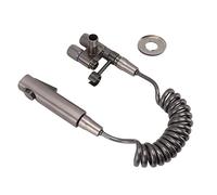 Mtlavishness Bidet Sprayer for Toilet Handheld Bidet Attachment Set with Stainless Steel Material Modern Grey Appearance Easy Installation and Pressure Control for Feminine Wash