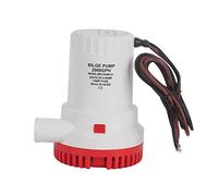 Mtlavishness Bilge Pump Silent Submersible DC Micro Drain 2000 GPH 12V for Marine Boats Ponds Pools Spas and RVs Long Lasting Water Cooled Motor with Anti Burnout Prote (24V)