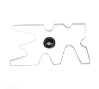 Mtlavishness Billiard Bridge Head, Professional Moosehead Bridge Head for Pool Cue, Clear Acrylic Snooker Cue Accessory with 7 Position Adjustment, Lightweight Portable Billiard